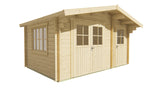 Blockhaus - Gartenhaus Fraga | 34mm | Fichte Red Class Holz imprägniert