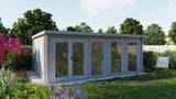Blockbohlenhaus - Gartenhaus Gabriella | 58 mm | Red Class Holz imprägniert