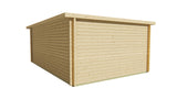 Blockbohlenhaus - Gartenhaus Gabriella | 58 mm | Red Class Holz imprägniert