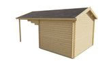 Blockhaus - Gartenhaus Georg | 28mm | Fichte Red Class Holz imprägniert