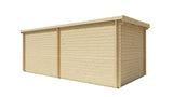 Blockhaus - Gartenhaus Hasse | 28mm | Fichte Red Class Holz imprägniert