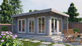 Cabane en rondins - Maison de jardin Hildegard | 44 mm | pin gris imprégné