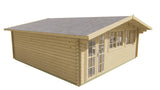 Blokhut - Tuinhuis Helle | 44 mm | vuren Red Class Wood geïmpregneerd