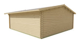 Blokhut - Tuinhuis Helle | 44 mm | vuren Red Class Wood geïmpregneerd