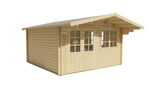 Blockhaus - Gartenhaus Inge | 44mm | Fichte Red Class Holz imprägniert