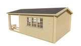 Cabane en rondins - Maison de jardin Ipswich | 58 mm | vert pin imprégné