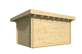 Blockhaus - Gartenhaus James | 44mm | Fichte grau imprägniert