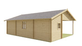 Blokhut - Tuinhuis Javea | 44 mm | Red Class Wood geïmpregneerd