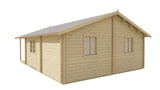 Cabane en rondins - Maison de jardin Javea | 44 mm | non traité