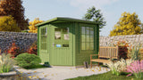 Blockhaus - Gartenhaus Jos | 28mm | Fichte Red Class Holz imprägniert