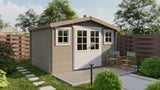 Blockhaus - Gartenhaus Juha | 28mm | Fichte honiggelb imprägniert