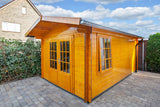 Blockhaus - Gartenhaus Julia | 40mm | Fichte Red Class Holz imprägniert