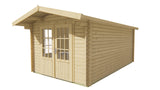 Blockhaus - Gartenhaus Julia | 40mm | Fichte Red Class Holz imprägniert