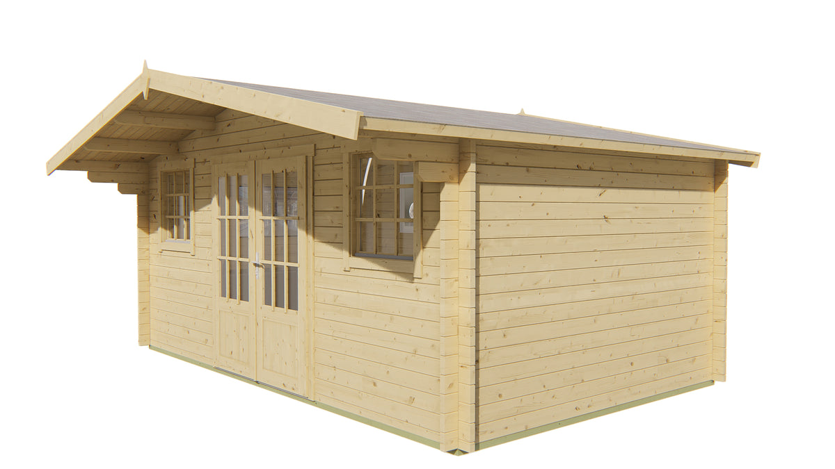 Blockhaus - Gartenhaus Karen | 40 mm | unbehandelt