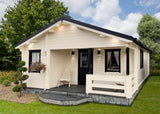Blokhut - Tuinhuis Kay | 70 mm | vuren groen geïmpregneerd