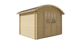 Blockhaus - Gartenhaus Klair | 28mm | Fichte Red Class Holz imprägniert