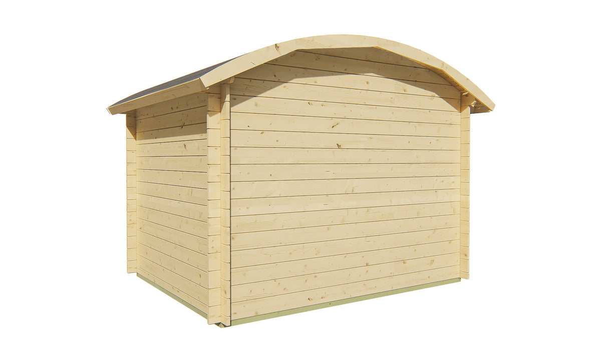 Blockhaus - Gartenhaus Klair | 28mm | Fichte Red Class Holz imprägniert