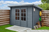Blockhütte - Gartenhaus Kris | 28mm | Fichte Red Class Holz imprägniert