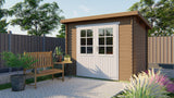 Blockhütte - Gartenhaus Kris | 28mm | Fichte Red Class Holz imprägniert