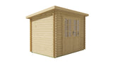 Blockhütte - Gartenhaus Kris | 28mm | Fichte Red Class Holz imprägniert