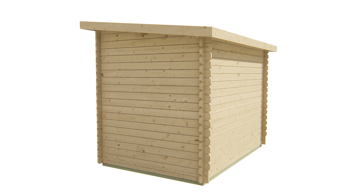 Blockhütte - Gartenhaus Kris | 28mm | Fichte Red Class Holz imprägniert