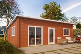 Blockhaus - Gartenhaus Las Palmas | 44 mm | Red Class Holz imprägniert