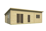 Blockhaus - Gartenhaus Las Palmas | 44 mm | Red Class Holz imprägniert