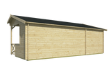 Blockhaus - Gartenhaus Kukka | 40mm | Fichte Red Class Holz imprägniert