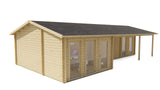 Blockhütte - Gartenhaus Letterkenny | 70mm | Fichte Red Class Holz imprägniert