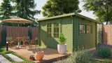 Blockhaus - Gartenhaus Loya | 28mm | Fichte Red Class Holz imprägniert
