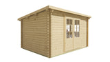 Blockhaus - Gartenhaus Loya | 28mm | Fichte Red Class Holz imprägniert