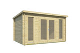 Blockbohlenhaus - Gartenhaus Maggie | 40 mm | braun imprägniert