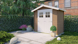 Blockhaus - Gartenhaus Malva | 19mm | Fichte grau imprägniert