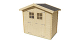 Cabane en rondins - Maison de jardin Malva | 19 mm | Bois imprégné de classe rouge