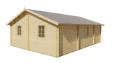 Blokhut - Tuinhuis Malaga | 44 mm | Red Class Wood geïmpregneerd