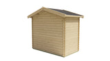 Cabane en rondins - Maison de jardin Malva | 19 mm | vert pin imprégné