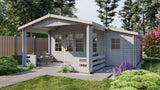Cabane en rondins - Maison de jardin Manchester | 58 mm | pin brun imprégné
