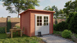 Blockhaus - Gartenhaus Mila | 28mm | Fichte grau imprägniert