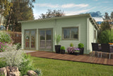 Blockbohlenhaus - Gartenhaus Moderna | 44 mm | unbehandelt