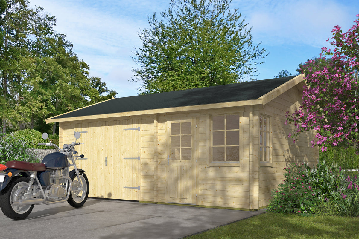 Garage Moa | 44 mm | vuren honinggeel geïmpregneerd