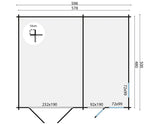 Garage Moa | 44mm | Fichte grau imprägniert