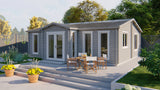 Cabane en rondins - Maison de jardin Mullingar | 70 mm | pin gris imprégné