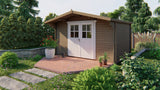 Blockhütte - Gartenhaus Murcia | 34mm | Fichte Red Class Holz imprägniert