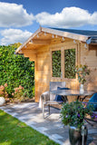 Blockhütte - Gartenhaus Murcia | 34mm | Fichte Red Class Holz imprägniert