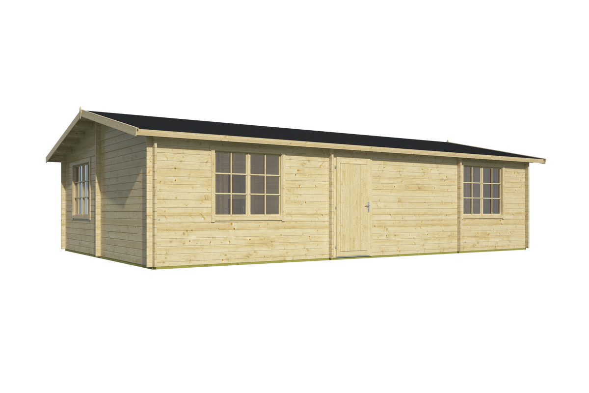 Blockhaus - Gartenhaus Navarra | 44 mm | unbehandelt