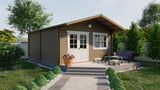 Blokhut - Tuinhuis Niedersachsen | 70 mm | vuren Red Class Wood geïmpregneerd