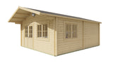 Blokhut - Tuinhuis Niedersachsen | 70 mm | vuren Red Class Wood geïmpregneerd