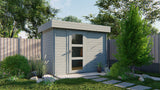 Blockhaus - Gartenhaus Novalie | 19mm | Fichte grau imprägniert