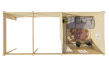 Blockhaus - Gartenhaus Paiva | 44mm | Fichte Red Class Holz imprägniert