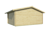 Cabane en rondins - Maison de jardin Pavel | 44 mm | pin gris imprégné